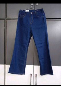 Wide Leg Dark Wash Denim Jeans