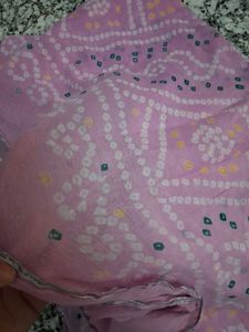 Pink Bandhani odhni dupatta