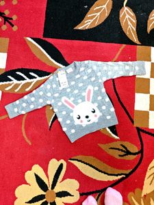 Cute Bunny Kids Sweater