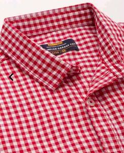 Men's Red Gingham Short Sleeve Shirt♥️😍