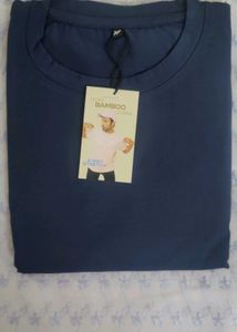 Blue T-Shirt with Motivational Print