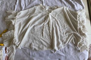 Elegant White Ruffled Top
