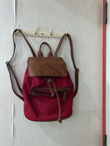 Stylish Red Backpack
