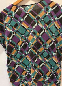 Beautiful Multi Colour  Wrap Top