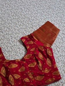 Banarasi Silk Saree with BLOUSE 🔥