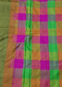 Elegant Green &amp; Multicolor Saree