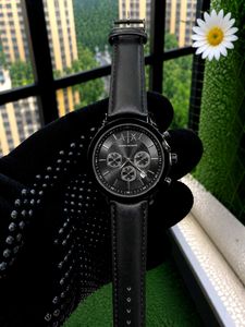 ARMANI EXCHANGE CHRONOGRAPH BLACK EDITION ⌚🖤✨*