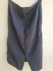 Black Casual Pencil Skirt