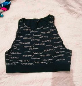 Calvin Klein Logo Crop Top