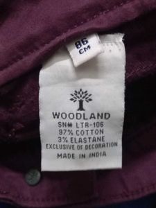 Woodland Burgundy Straight Leg Jeans UNI sex