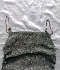 (Urbanic)oGlittery Rhinstone Chain Ruched Dress