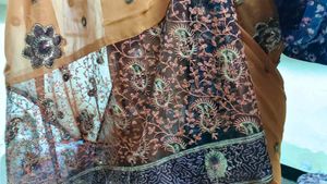 Elegant Saree with Embellishments