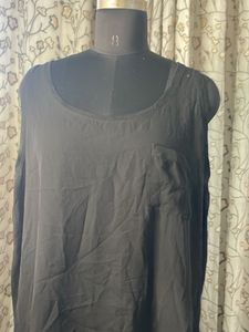 LOFT XL Sleeveless Black Tunic Top