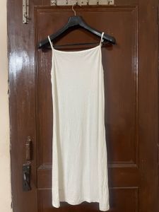 Simple White Slip Dress