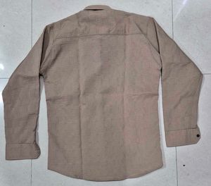Men's Textured Long Sleeve Shirt