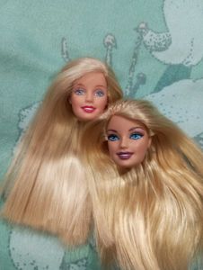 Barbie Doll Heads (set of 2)