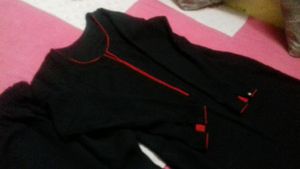 Woman Georgette Suite Black No Flaws No Stain