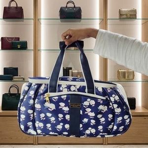 DAMILANO FLOWERY DUFFLE HANDBAG FOR LADIES