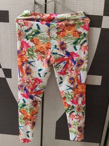 Multicolored soft Tropical Leggings