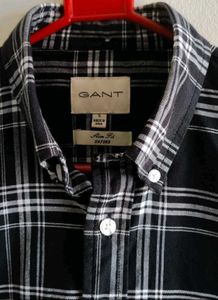 Classic Black Plaid Button-Up Shirt