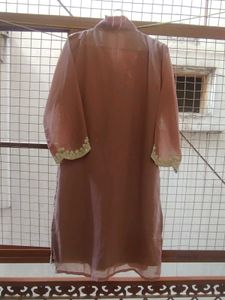 Pakistani beads work suit