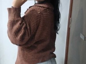 Brown Knit Sweater