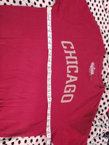 DILLINGER Maroon Oversized Tshirt