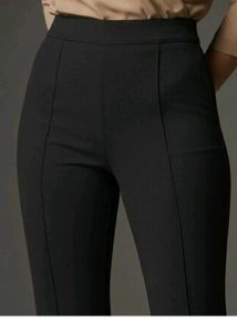 Flared Black Trousers