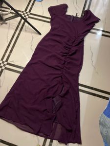 Price Drop AAYU Women Fit And Flare Purple Dress