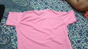 Pink Crop Tshirt For Women