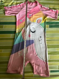 Rainbow Unicorn Swimsuit For 6-8 Yrs