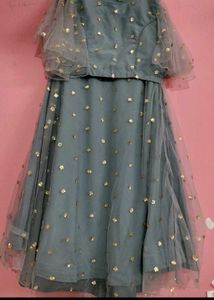 Elegant Grey Dress.