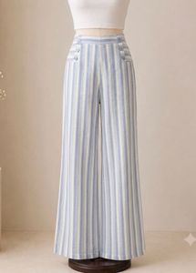 Striped Wide Leg Pants