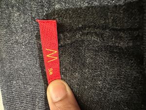 Dark Grey Textured Trousers