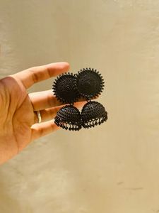 Jhumka - black