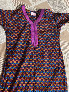 Colorful Printed Kurta
