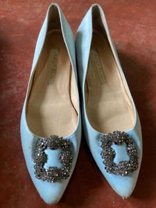 Sparkling Embellished Baby Blue from Chaussure Lap