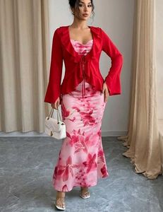 Floral Print Ethnic Gown