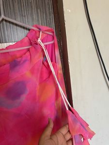 Vibrant Pink Ethnic Skirt