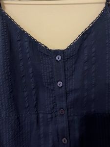 navy blue dress top