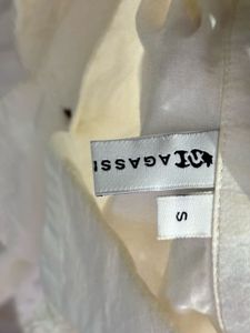 Vintage White Long Sleeve Button up Top