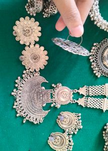 Oxidized Silver Jewelry Set