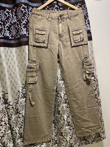 Wide Leg Cargo Pants