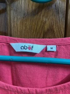 Coral Pink Sleeveless Midi Dress