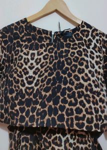 Tiger Print 🟤Dress For Girl Or Women 36 Bust