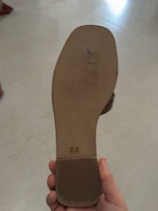 Steve Madden Brown H-Slide Sandals