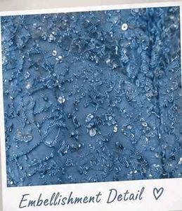Elegant Blue Party Wear Dress