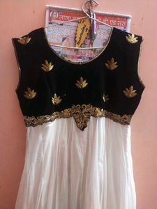 White Anarkali Dress new