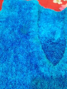 Blue Half Sweater