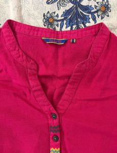 Pink cotton Kurta